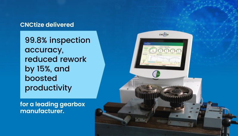 CNCtize Reduced Rework & Boosted Gearbox Inspection Solutions for Precision Gears